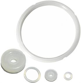 img 4 attached to Silicone Sealing Ring and Rubber Gasket Set - Kitchen Replacement 🔒 Parts for 5 qt and 6 qt Pressure Cookers (Pack of 5)