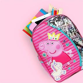 img 2 attached to 🐷 Прелестный рюкзак Peppa Pig для девочек - милый и функциональный дизайн!