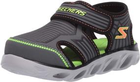 img 4 attached to 👟 Skechers детские сандалии Hypno-Splash-Zotex: унисекс-детская обувь со ярким стилем