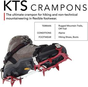 img 3 attached to Kahtoola KTS Steel Hiking Crampons: Unmatched 🏔️ Traction for Snowy Terrains with Snow Release Skins