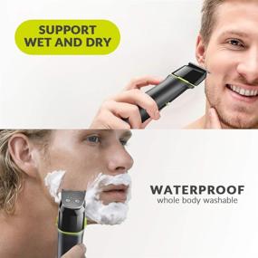 img 1 attached to 🧔 Cordless Beard Trimmer for Men - Waterproof Body, Nose, Mustache & Hair Clippers - Magnetic USB Rechargeable - DSP Mens Grooming Kit