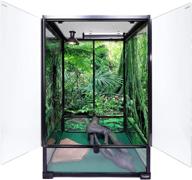 🦎 carolina custom cages terrarium: extra-tall medium 24lx18dx36h for easy assembly and superior quality logo