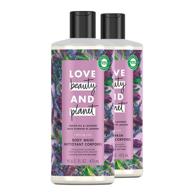 🌧️ love beauty and planet relaxing rain body wash: soothe, soften, and relax with argan oil and lavender - 2-count, 16 oz vegan formula logo