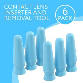 img 1 attached to 👁️ Scleral Lens Remover and Inserter Pack of 6: Ventless Contacts Removal Tool for Hard Contact Lenses & Prosthetic Eyes - Safe, Comfortable, and Hygienic Application