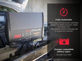 img 2 attached to 🔋 Schumacher 12 Amp/3 Amp Fully Automatic Battery Charger and Maintainer with Auto Desulfator - 6V/12V for Cars, Trucks, SUVs, and RV Batteries