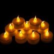 flameless halloween christmas decoration yellow flashing logo