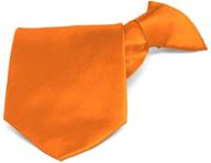 🎩 stylish and convenient: tiemart men's solid clip necktie for effortless sophistication logo