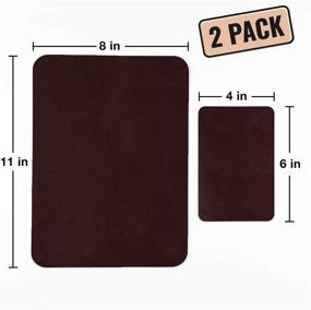 img 3 attached to 🛋️ Multipurpose Dark Brown Leather Repair Kit: Ideal for Couches, Car Seats, Furniture, and more!