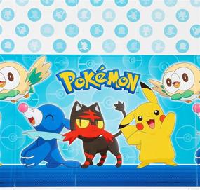 img 2 attached to Stylish American Greetings Pokémon Party Table Cover - Perfect for Pokémon Themed Celebrations!