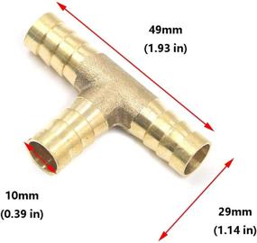 img 2 attached to 🔧 Antrader 10-Pack Brass Pipe Fittings for Improved SEO