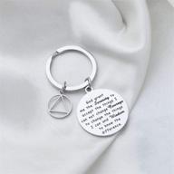 🔑 serenity medallion keychain for boys' recovery - bnql jewelry logo