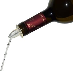 img 2 attached to AntKits 12-Pack: Transparent Free-Flow Liquor Bottle Speed Pourers with Tapered Spout - Perfect for Efficient Pouring