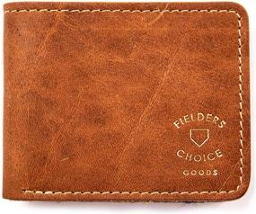 img 4 attached to Fielders Choice Billfold Wallet Leather