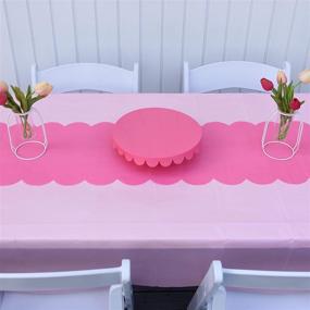 img 1 attached to 🧜 Scallop Disposable Adhesive Swanoo Party: Effortless & Eco-Friendly Decorative Solution