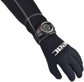 img 3 attached to 🌊 Seac Partner: Advanced Wrist-Mounted Freediving Computer in Sleek Black Design - One Size Fits All