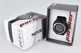 img 1 attached to 🌊 Seac Partner: Advanced Wrist-Mounted Freediving Computer in Sleek Black Design - One Size Fits All
