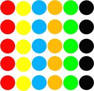 многоцветные наклейки для классной комнаты, клейкие съемные самоклеящиеся виниловые напольные точечные наклейки диаметром логотип