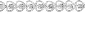 img 3 attached to 💎 Exquisite Sterling Boys' Jewelry: Natural Diamond Tennis Bracelet