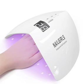 img 4 attached to 💅 The Ultimate Nail Drying Solution: NAILGIRLS 54W UV Light for Nails with Timer Setting and Automatic Sensor