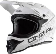 oneal unisex adult off road helmet white logo