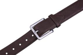 img 2 attached to 👔 Stylish Classic Stitched Width Regular Men's Belts: The Must-Have Accessory