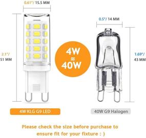 img 1 attached to 🌞 Enhanced Lighting: KLG Dimmable Daylight Equivalent for a Brighter Space