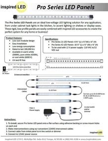 img 3 attached to Inspired LED Pro Series 42 LED Super Deluxe Kit - 4200K Pure White - Under Cabinet Lighting Kit