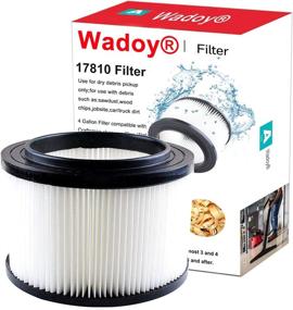 img 4 attached to Wadoy 17810 Filter for Craftsman, Compatible with Craftsman 4 Gallon Wet Dry Vacuum, Replacement Filter 9-17810