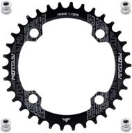 🚴 ybeki 30t-52t chainring 104bcd | round oval narrow wide single bike chainring | 8-11 speed | mountain bike road bike mtb bmx logo