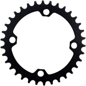 img 3 attached to 🚴 YBEKI 30T-52T Chainring 104BCD | Round Oval Narrow Wide Single Bike Chainring | 8-11 Speed | Mountain Bike Road Bike MTB BMX