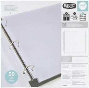 img 1 attached to 📁 We R Memory Keepers 12x12 Ring Page Protectors - Pack of 50