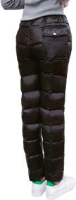 img 1 attached to Gihuo Winter Women's Snow Trousers ❄️ - Windproof, Warm & Down Ski Pants