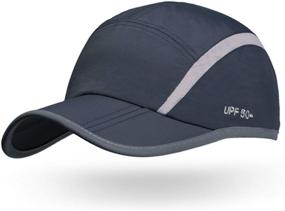 img 4 attached to ELLEWIN Unisex Baseball Cap with UPF 50 Protection and Foldable Long Bill – Large & Unstructured Hat