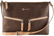 corkor crossbody handbag portugal leather women's handbags & wallets logo