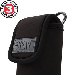 img 3 attached to 📱 Universal Flip Phone Case Holster with Belt Loop, Carabiner Clip, and Easy Access Cover - Compatible with Jitterbug Flip, Alcatel GO, Alcatel MyFlip, LG B470, Kyocera DuraXE, and More - USA Gear