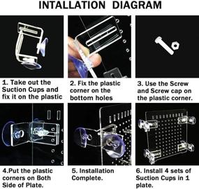 img 2 attached to 🐠 Enhance Breeding Success with PET's Ewook Aquarium Fish Tank Divider Isolation Bord