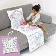 🏠 sago mini 2-in-1 foldable pillow playset, robin’s doll house + plush accessories for toddlers logo