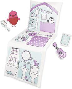 img 3 attached to 🏠 Sago Mini 2-in-1 Foldable Pillow Playset, Robin’s Doll House + Plush Accessories for Toddlers