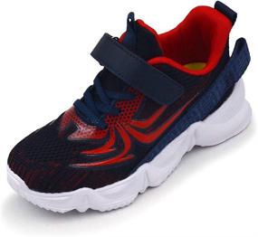 img 4 attached to TISGOTAN Sneakers Breathable Athletic Lightweight Boys' Shoes for Sneakers