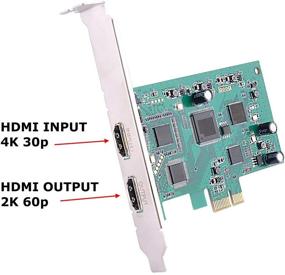 img 3 attached to YOTOCAP YT-294: Плата захвата видео 4K PCI-E с выходом HDMI, Full HD 📷 1080р 60p Запись и поддержка UVC Plug-and-Play - Идеально подходит для прямых трансляций в OBS Studio.