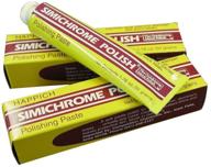 🍊 390050 simichrome polish pack of three - enhances shine and protects. ideal for orange cycle parts. logo