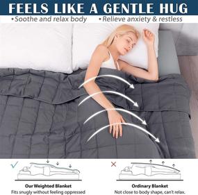 img 2 attached to ROSMARUS Weighted Blanket Cotton Premium