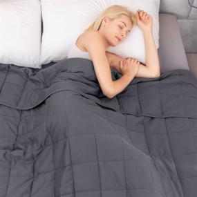 img 4 attached to ROSMARUS Weighted Blanket Cotton Premium