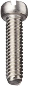 img 2 attached to 🔩 Threaded Slotted Fillister Machine Screw with Stainless Steel Construction