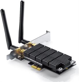 img 2 attached to Certified Refurbished TP-Link Archer T6E AC1300 PCIe Wireless WiFi Adapter Card with Heatsink Technology for PC