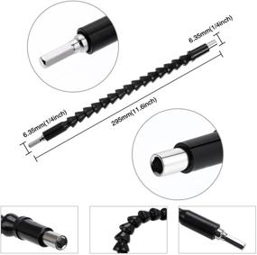 img 2 attached to OCGIG Flexible Extension Screwdriver Adapter: Enhanced Versatility and Reach for Precision Tasks