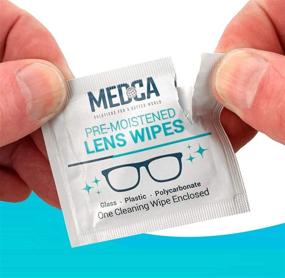 img 1 attached to 🔍 Lens Cleaning Wipes - [105 Pack] Pre-Moistened Eyeglass Cleaner Cloths, Individually Wrapped for Phones, Tablets, Cameras, Electronics, and Optics - Help Clean Screens, Photo Lens, and Optics