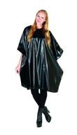 💦 betty dain 324v jumbo shampoo cape: waterproof vinyl, xl size, neckband, fastener logo