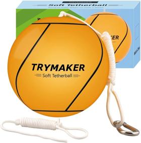 img 4 attached to 🏀 Premium Tetherball Replacement Kit for Outdoor Backyard Fun