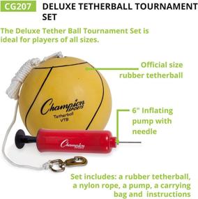 img 2 attached to Champion Sports Tournament Tetherball Set